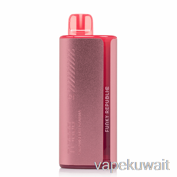 فانكي لاندز Ti7000 نظام Vape بالفراولة والموز للاستعمال مرة واحدة
